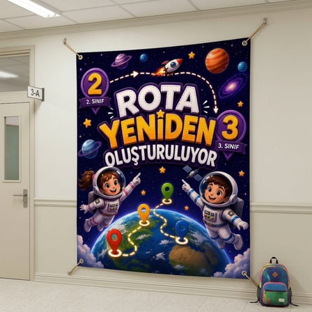 Karne Günü Hatıra Fotoğrafı PVC Vinil Afiş 160 x 200 cm | Tek Parça 10