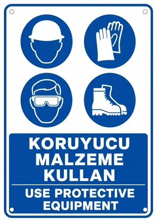 KORUYUCU MALZEME KULLAN 35X50CM PVC ISG LEVHA