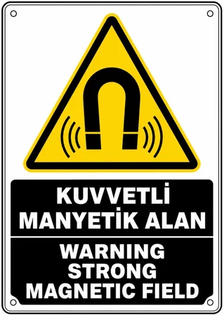 KUVVETLİ MANYETİK ALAN 35X50CM PVC ISG LEVHA