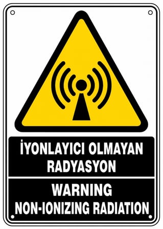 İYONLAYICI OLMAYAN RADYASYON 35X50CM PVC ISG LEVHA