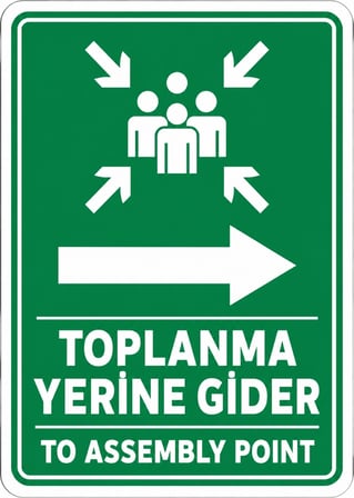 TOPLAMA YERİNE GİDER 21X30CM PVC ISG LEVHA