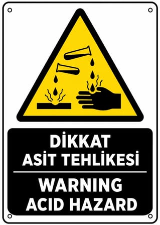 DİKKAT ASİT TEHLİKESİ 21X30CM PVC ISG LEVHA