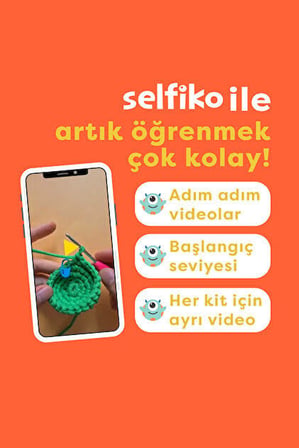 Selfiko Kapibaba Örgü İpi Seti