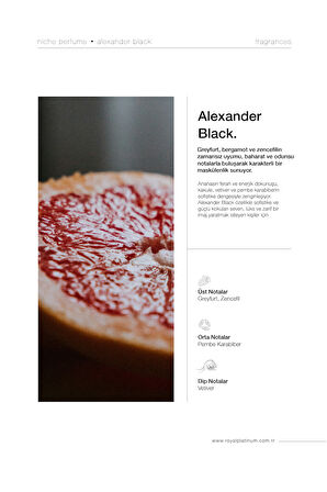 ALEXANDER BLACK 50 ML PARFÜM