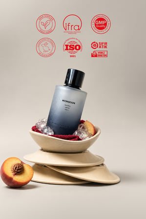 Monsoon Unisex EXTRAIT DE PARFUM 100 ML Şeftali - Kadife Çiçeği - Yasemin | Meyveli Seri