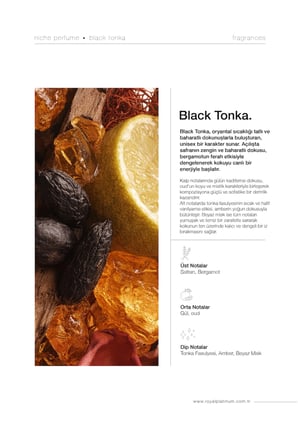 Black Tonka Unisex EXTRAIT DE PARFUM 100 ML Ud - Amber - Tonka Fasulyesi | Oryantal Seri