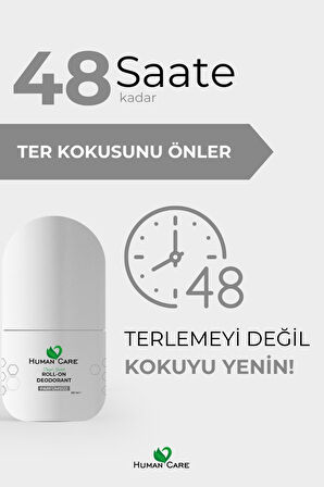 Human Care Doğal Roll On Deodorant Parfümsüz 50 Ml