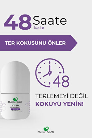 Human Care Doğal Roll On Deodorant Hasnamoya Beyazlatıcı Etki 50 Ml