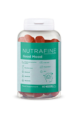 Good Mood Gummy, Duygu Durumu Destekleyici, 5-HTP & Rodiola İçerikli Çiğnenebilir Vitamin Gummies
