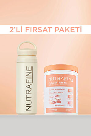 Avantajlı Termos Set, Bovine Collagen Katkısız Doğal Tatsız Ve Kokusuz %100 Çifte Hidrolize Kolajen Peptitler