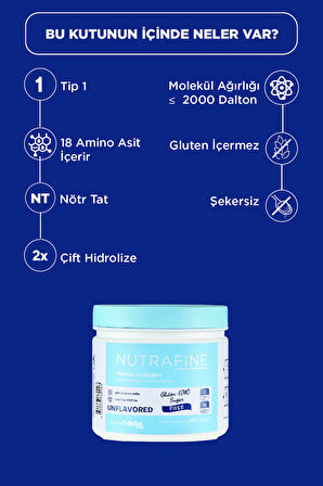 Avantajlı Termoslu Set Marine Collagen Premium Kalite Katkısız Doğal Tatsız Ve Kokusuz %100 Çifte Hidrolize Kolajen