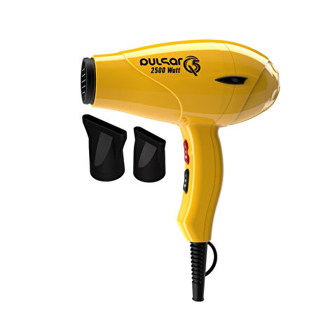 Hector Pulsar Q5 Profesyonel Saç Kurutma & Fön Makinesi 2500W Performans - Sarı