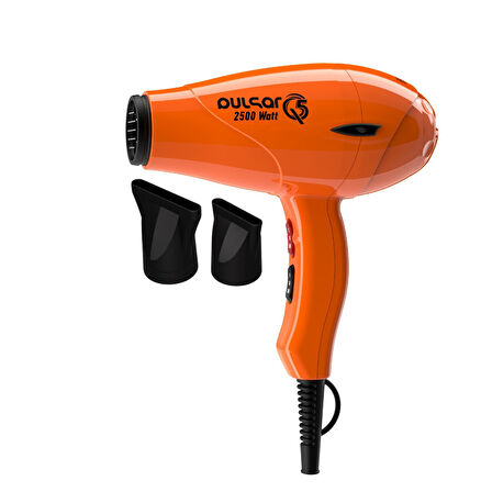Hector Pulsar Q5 Profesyonel Saç Kurutma & Fön Makinesi 2500W Performans - Turuncu