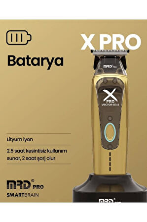 MRD GMT-999 PRO-X 3.0 Profesyonel Sakal Kesme Makinesi Gold