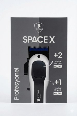 Hector Space X Saç Kesme Tıraş Makinesi Beyaz