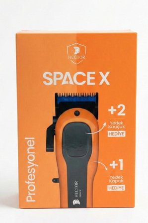 Hector Space X Saç Kesme Tıraş Makinesi Turuncu