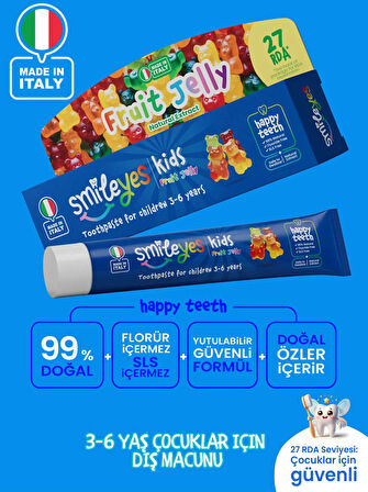 Smıleyes Dıs Macunu 50Ml Kıds 3 - 6 Yas Fruıt Jeely