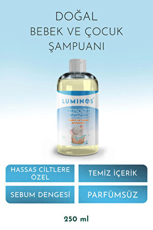 Luminos Doğal Bebek ve Çocuk Şampuanı - 250 ml