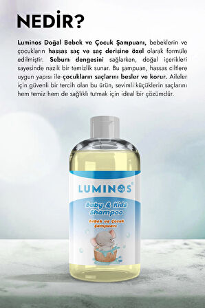 Luminos Doğal Bebek ve Çocuk Şampuanı - 250 ml