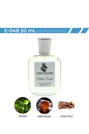 E-048 Oryantal Baharat Erkek Parfüm Edp Uzun Süre Kalıcı 50 ml