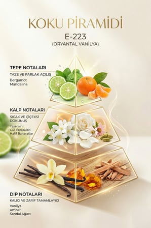 E-223 Oryantal Vanilya Erkek Eros Parfüm EDP Uzun Süre Kalıcı 50 ml