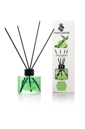 Paçuli & Bergamot Yüksek Koku Yayılımlı Dekoratif Bambu Çubuklu Oda Kokusu 145 ml