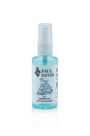 Paul David Çanta Cep Boy 50ml 80° Kolonya Kiraz Çiçeği, Limon, Buz, 3'lü Set