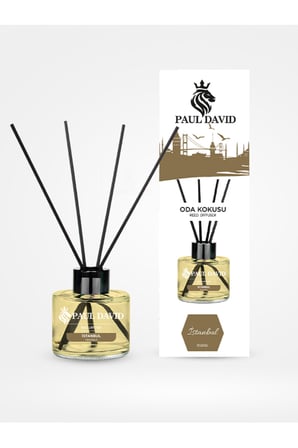 İstanbul Yüksek Koku Yayılımlı Dekoratif Bambu Çubuklu Oda Kokusu 145 ml