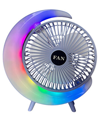 S24 Taşınabilir Masaüstü Mavi Usb Fan