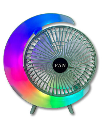 S24 Taşınabilir Masaüstü Yeşil Usb Fan