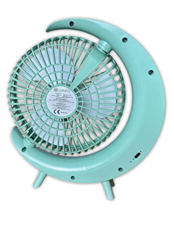 S24 Taşınabilir Masaüstü Yeşil Usb Fan