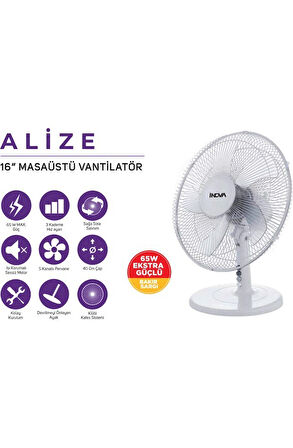 Inova Alize 16 Inch Masaüstü Vantilatör