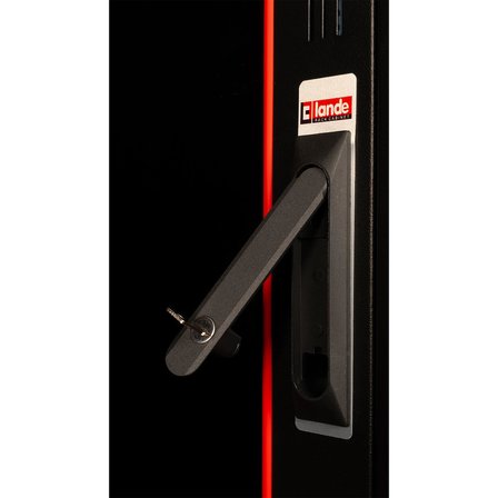 Lande 42U 19” 600x800 Dikili Tip Server / Bilgisayar Dolabı Siyah