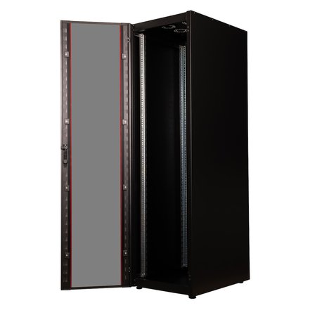 Lande 42U 19” 600x800 Dikili Tip Server / Bilgisayar Dolabı Siyah