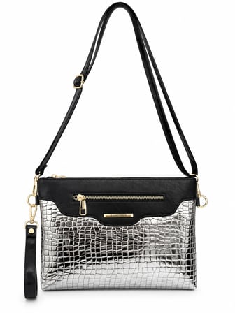 Kadın Suni Deri Ayarlanabilir Çapraz Ve El Askılı Portföy, Clutch Çanta S-1360
