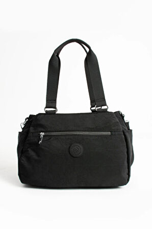 Kadın 5 Gözlü Suya Dayanıklı Paraşüt Kumaş Ayarlanabilir Çapraz Askılı El Ve Omuz Çantası