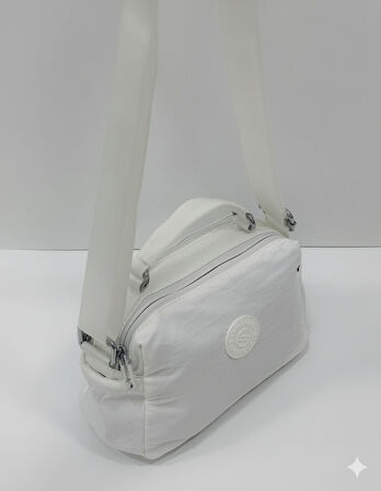 Kadın Suya Dayanıklı Paraşüt Kumaş Ayarlanabilir Çapraz Askılı Küçük Boy El Ve Omuz Çantası