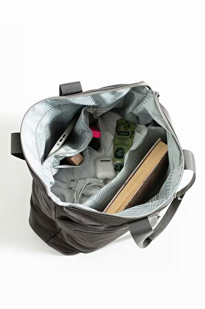 Kadın 6 Gözlü Kullanışlı Suya Dayanıklı Paraşüt Kumaş Büyük Boy El Ve Omuz Çantası