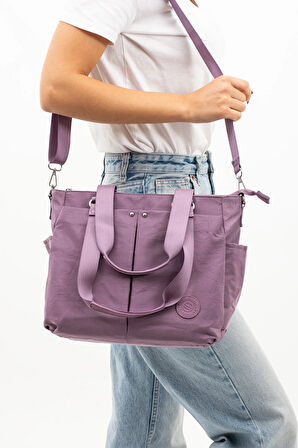 Kadın Çok Gözlü Kullanışlı Suya Dayanıklı El Ve Omuz Çantası