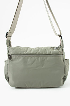 Kadın 3 Gözlü Paraşüt Kumaş  Ayarlanabilir Çapraz Askılı Çanta