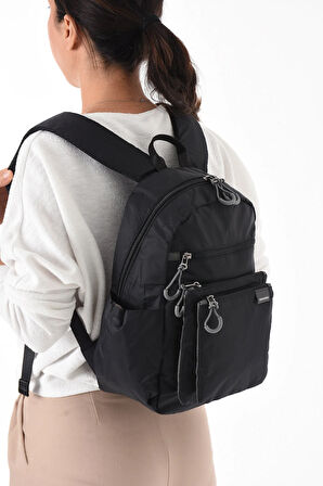 Unisex Suya Dayanıklı Paraşüt Kumaş 4 Bölmeli Laptop Bölmeli Seyahat Ve Okul Çantası