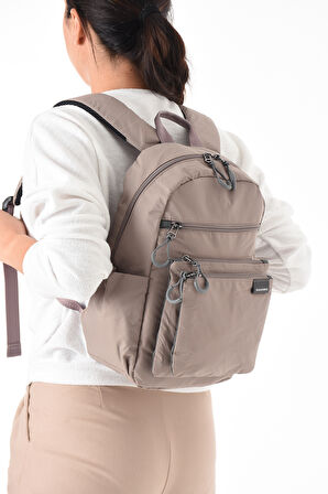 Unisex Suya Dayanıklı Paraşüt Kumaş 4 Bölmeli Laptop Bölmeli Seyahat Ve Okul Çantası