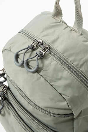 Unisex Suya Dayanıklı Paraşüt Kumaş 4 Bölmeli Laptop Bölmeli Seyahat Ve Okul Çantası