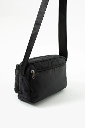 Kadın 3 Gözlü Paraşüt Kumaş Ayarlanabilir Çapraz Askılı Çanta