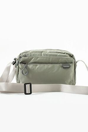 Kadın 3 Gözlü Paraşüt Kumaş Ayarlanabilir Çapraz Askılı Çanta