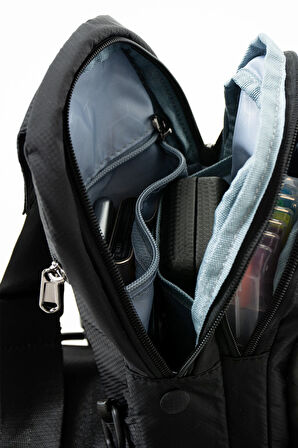 Unisex Paraşüt Kumaş Suya Dayanıklı 4 Bölmeli Body Bag