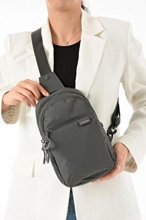 Unisex Paraşüt Kumaş Suya Dayanıklı 4 Bölmeli Body Bag