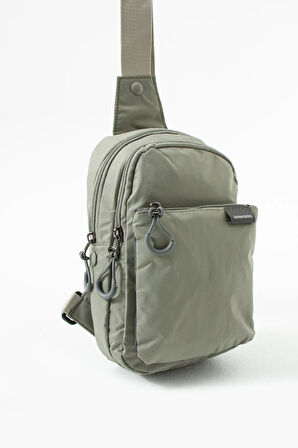 Unisex Paraşüt Kumaş Suya Dayanıklı 4 Bölmeli Body Bag