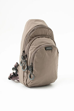 Unisex Paraşüt Kumaş Suya Dayanıklı 3 Bölmeli Çapraz Ve Sırtlık Askılı Body Bag