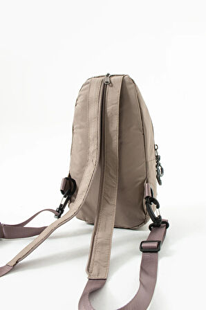 Unisex Paraşüt Kumaş Suya Dayanıklı 3 Bölmeli Çapraz Ve Sırtlık Askılı Body Bag